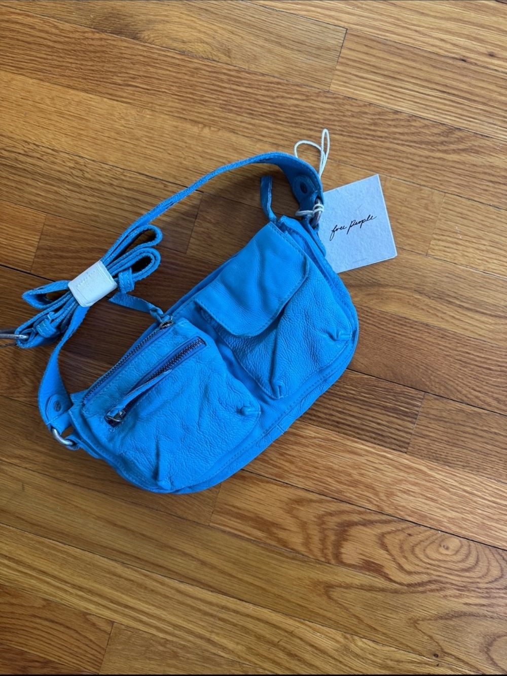 Free People Wade Leather Sling One Size - Picture 2 of 4